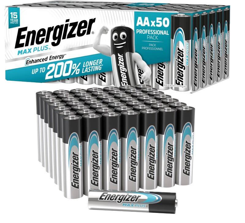 Energizer Batterien Max Plus AA LR6 Alkaline 1.5 V 50 Stück