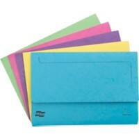 Exacompta Europa Dokumentenmappe 3156Z DIN A4, Foolscap Pressspankarton meliert 35,9 (B) x 0,3 (T) x 45 (H) cm Farbig sortiert 25 Stück