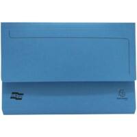 Exacompta Europa Dokumentenmappe 4795Z DIN A4, Foolscap Pressspankarton meliert 35,7 (B) x 0,3 (T) x 24,5 (H) cm Blau 25 Stück