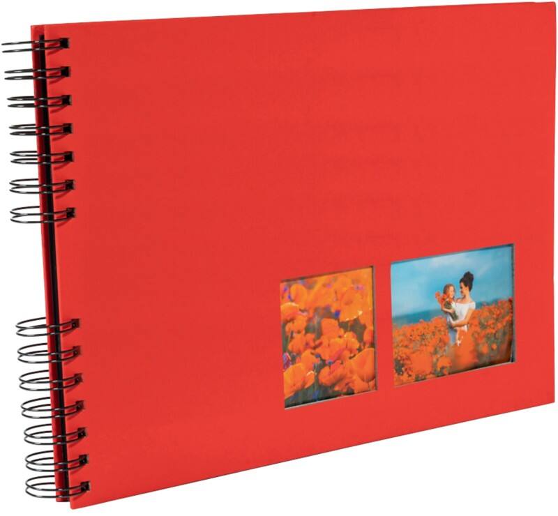 Exacompta Milano Spiralfotoalbum Hardback Papier 22 x 32 x 3 cm Rot