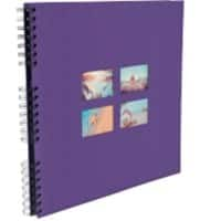 Exacompta Milano Spiralfotoalbum Hardback Papier 33 x 35 x 3,3 cm Violett