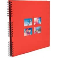 Exacompta Milano Spiralfotoalbum Hardback Papier 33 x 35 x 3,3 cm Rot