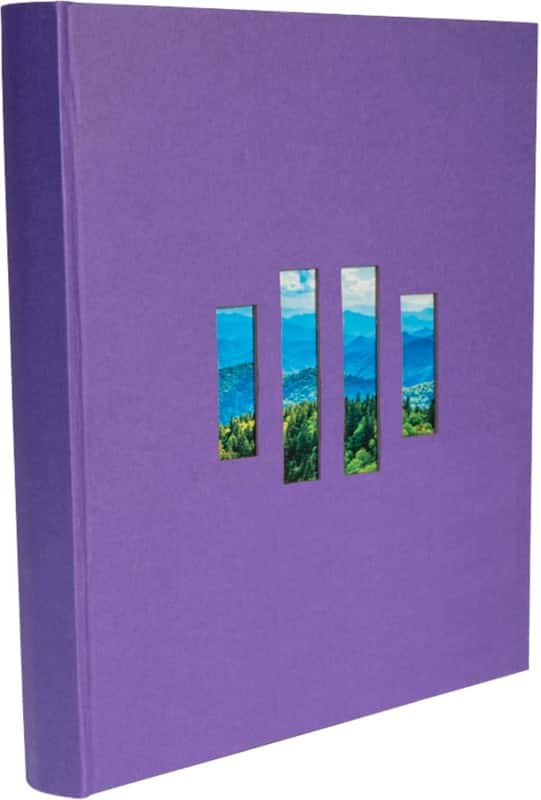 Exacompta Milano Fotoalbum Hardback Papier 30,3 x 32,8 x 4,7 cm Violett