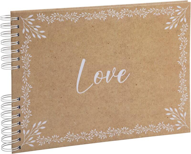 Exacompta Kraft Spiralfotoalbum Hardback Papier 22,8 x 33 x 3 cm Braun