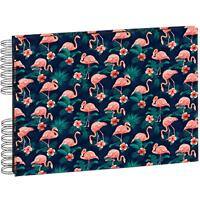 Exacompta Flamingo Spiralfotoalbum Hardback Papier 22 x 32 x 3 cm Nachtblau