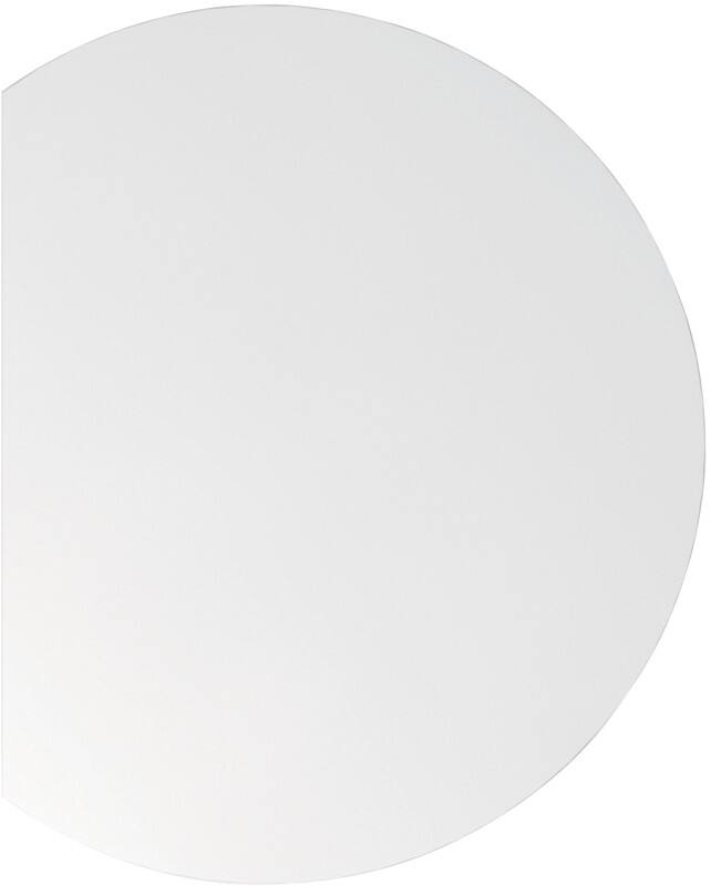 Hammerbacher Nicht Höhenverstellbare Schreibtisch-Erweiterungsplatte Melamin mit Spanplatte Weiß T-Fuß 800 x 800 x 720 mm Mit Aufbau