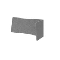Hammerbacher Akustik-Trennwand Fleece Grau 1.000 x 250 x 1.800 mm