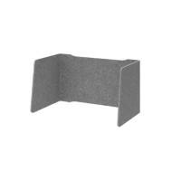 Hammerbacher Akustik-Einhausung Fleece Grau 1.140 x 650 x 605 mm