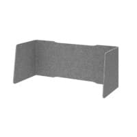 Hammerbacher Akustik-Einhausung Fleece Grau 1.540 x 650 x 605 mm