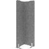 Hammerbacher Akustik-Trennwand Fleece Grau 1.000 x 1.800 mm