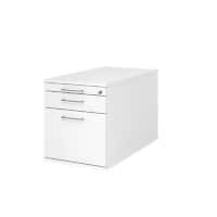 Hammerbacher Rollcontainer VTC20/W/W/BSDE Weiß 4.280 x 800 x 512 mm