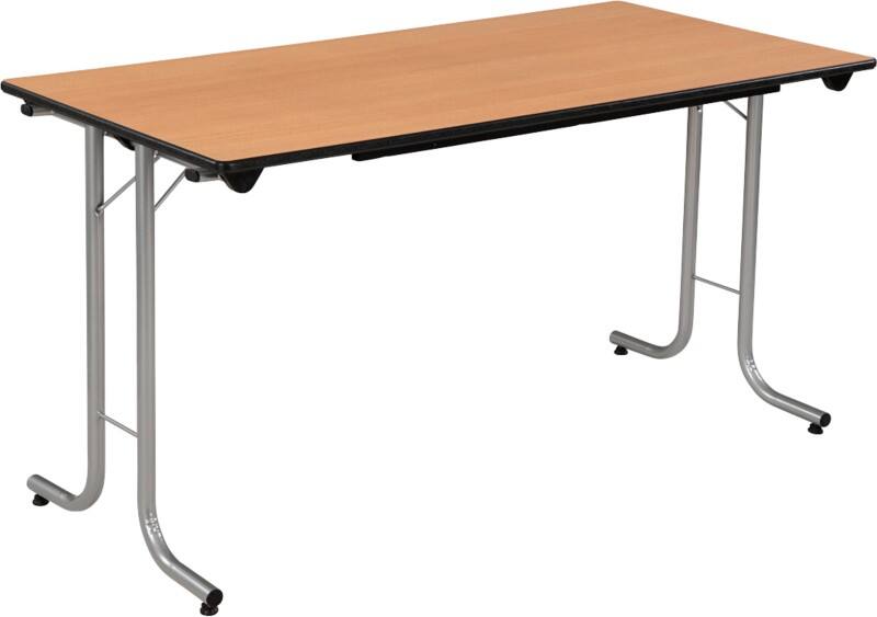 Sodematub Klapptisch Buche Stahl 140 x 70 x 74 mm