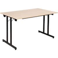 Sodematub Klapptisch Schwarz Stahl 120 x 80 x 74 mm