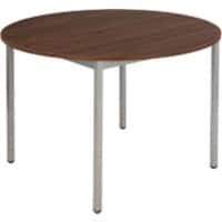 Sodematub Rundtisch Nussbaum Stahl 1.100 x 600 x 740 mm