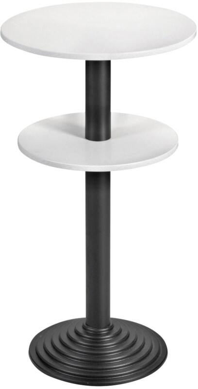 Sodematub Fonte 2 Stehtisch Stahl Grau 600 x 600 x 1.100 mm