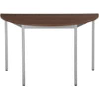 Sodematub Tisch Nussbaum Stahl 1200 x 600 x 740 mm