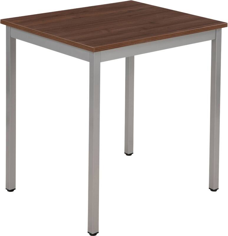 Sodematub Tisch Walnuss Stahl 700 x 600 x 740 mm