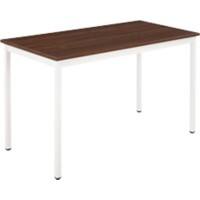 Sodematub Tisch Nussbaum Stahl 1200 x 600 x 740 mm