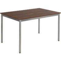 Sodematub Tisch Nussbaum Stahl 1200 x 600 x 740 mm