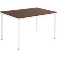 Sodematub Tisch Nussbaum Stahl 1200 x 600 x 740 mm
