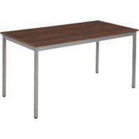Sodematub Tisch Nussbaum Stahl 1400 x 600 x 740 mm