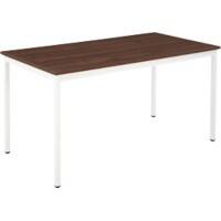Sodematub Tisch Nussbaum Stahl 1400 x 600 x 740 mm