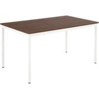 Sodematub Tisch Nussbaum Stahl 1400 x 600 x 740 mm