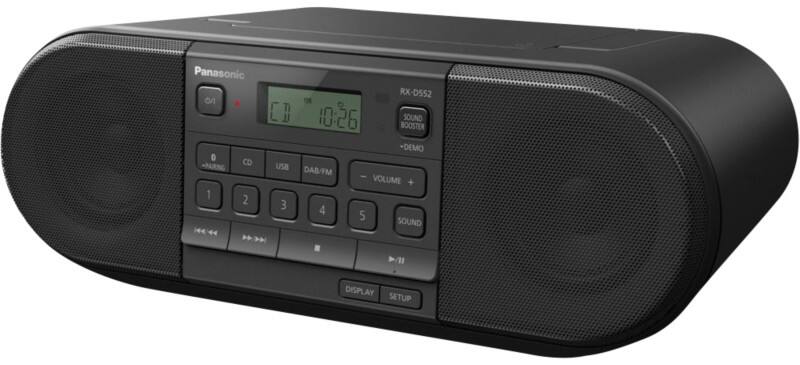 Panasonic CD-Soundmaschine RX-D552E-K Schwarz
