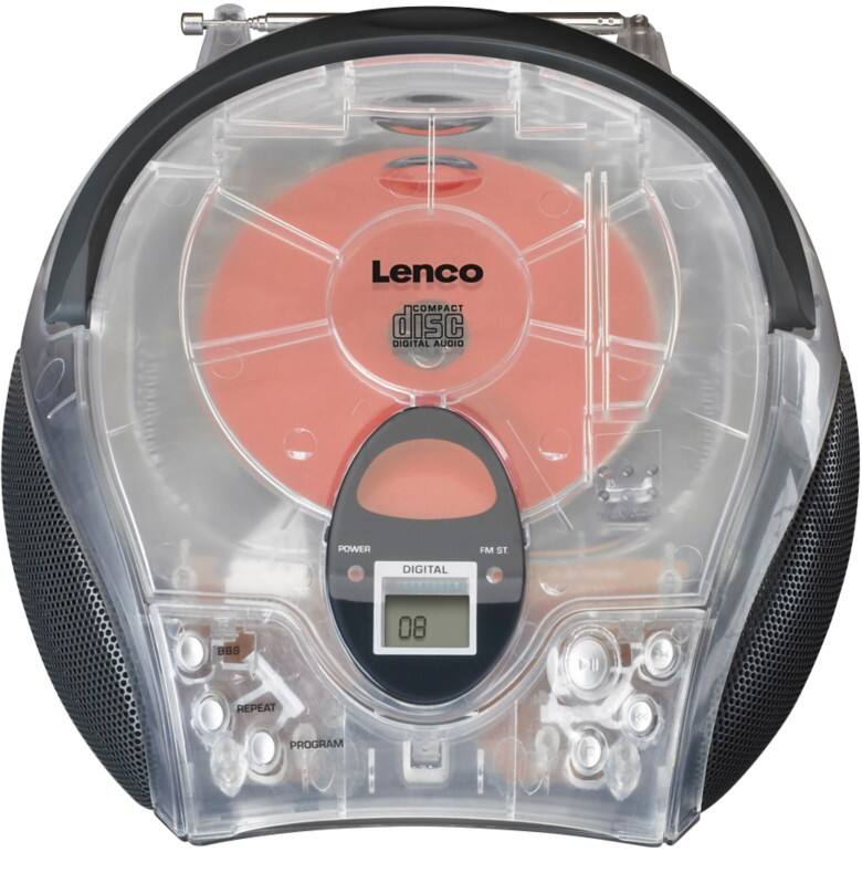 Lenco CD-Soundmaschine SCD-24 Transparent
