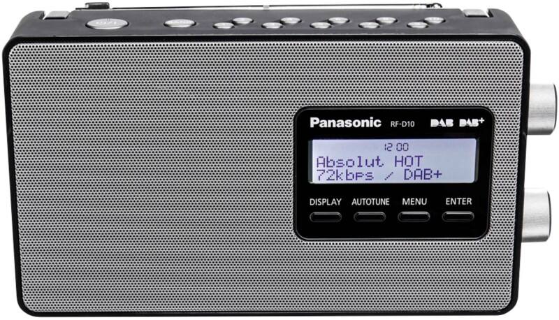 Panasonic Digitales Radio RF-D 10 EG-K Schwarz