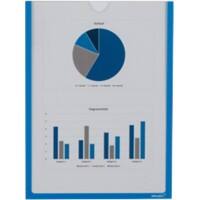 Ultradex DIN A4 Inforahmen Magnetisch Blau PET (Polyethylenterephthalat) 920507 22,5 (B) x 30,2 (H) cm 5 Stück