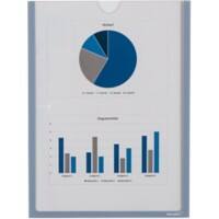 Ultradex DIN A4 Inforahmen Magnetisch Grau Kunststoff 920509 22,5 (B) x 30,2 (H) cm 5 Stück