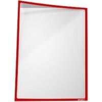 Ultradex DIN A3 Inforahmen Magnetisch Rot nicht haftend Kunststoff 889305 43,5 (B) x 31,2 (H) cm 5 Stück