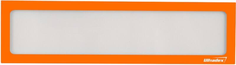 Ultradex DIN A3/A4 Inforahmen Magnetisch Pastell Orange Kunststoff 510541 6 (B) x 31,2 (H) cm 5 Stück