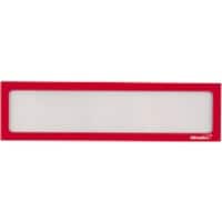 Ultradex DIN A3/A4 Inforahmen Magnetisch Rot nicht haftend Kunststoff 510505 6 (B) x 31,2 (H) cm 5 Stück