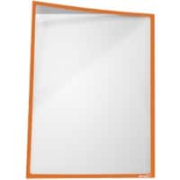 Ultradex DIN A3 Inforahmen Magnetisch Pastell Orange nicht haftend Kunststoff 889341 31,2 (B) x 43,5 (H) cm 5 Stück