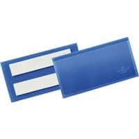 DURABLE Selbstklebende Etikettentasche PP (Polypropylen) 11,3 x 5,3 cm 50 Stück