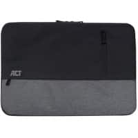 ACT Laptophülle 15,6 Zoll PES (Polyester) Schwarz 40 (B) x 2 (T) x 30 (H) cm