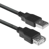 ACT USB 2.0 Verlängerungskabel AC3043 Schwarz 3 m