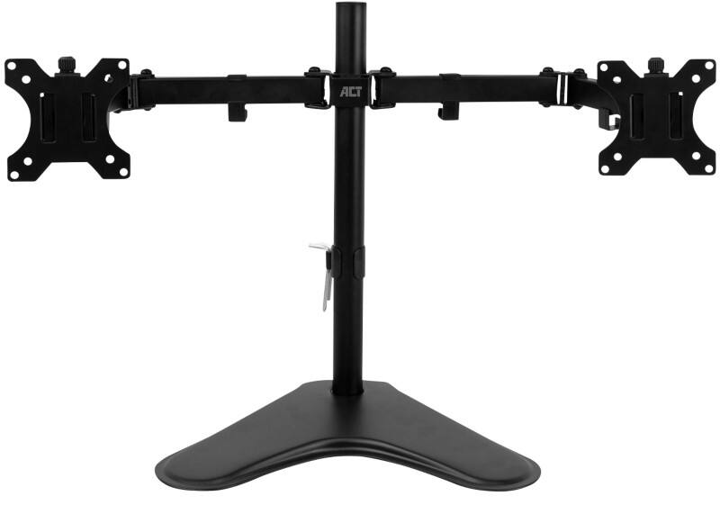 ACT Monitorständer AC8320 Schwarz 32" Standfuß, 2 Bildschirme
