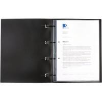 Kolma Schnellhefter 4 Ringe Durchmesser 10 PP PCW DIN A4 Schwarz