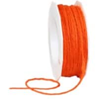 PRAESENT Kordel Jute 4360225-620  Orange 2 mm x 25 m 2 Stück