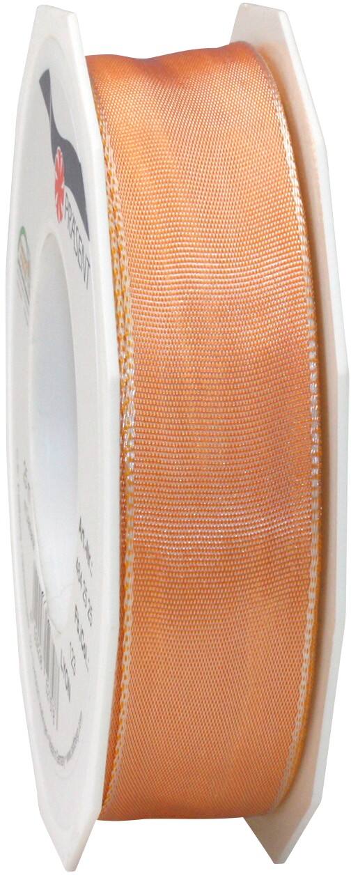 PRAESENT Seidenband 4642525-123 Apricot 25 mm x 25 m 2 Stück