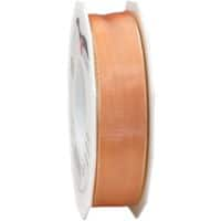 PRAESENT Seidenband 4642525-123 Apricot 25 mm x 25 m 2 Stück