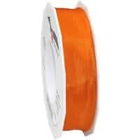 PRAESENT Seidenband 4642525-620 Orange 25 mm x 25 m 2 Stück