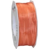 PRAESENT Seidenband 4644025-034 Lachs 40 mm x 25 m 2 Stück