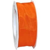 PRAESENT Seidenband 4644025-629 tangerine 40 mm x 25 m 2 Stück