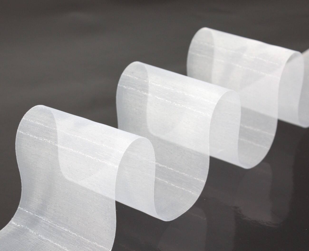 PRAESENT Organza 6017525-601  Gelb 72 mm x 25 m 3 Stück