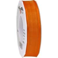 PRAESENT Organza 4832525-620 Orange 25 mm x 25 m 2 Stück