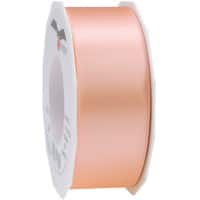 PRAESENT Doppelsatin 7184025-034 Apricot 40 mm x 25 m 2 Stück